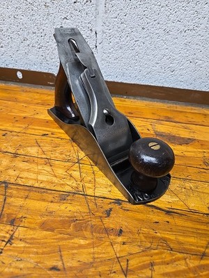 Vintage Stanley B casting No. 4 Corrugated Bottom Hand Plane Complete B Plane
