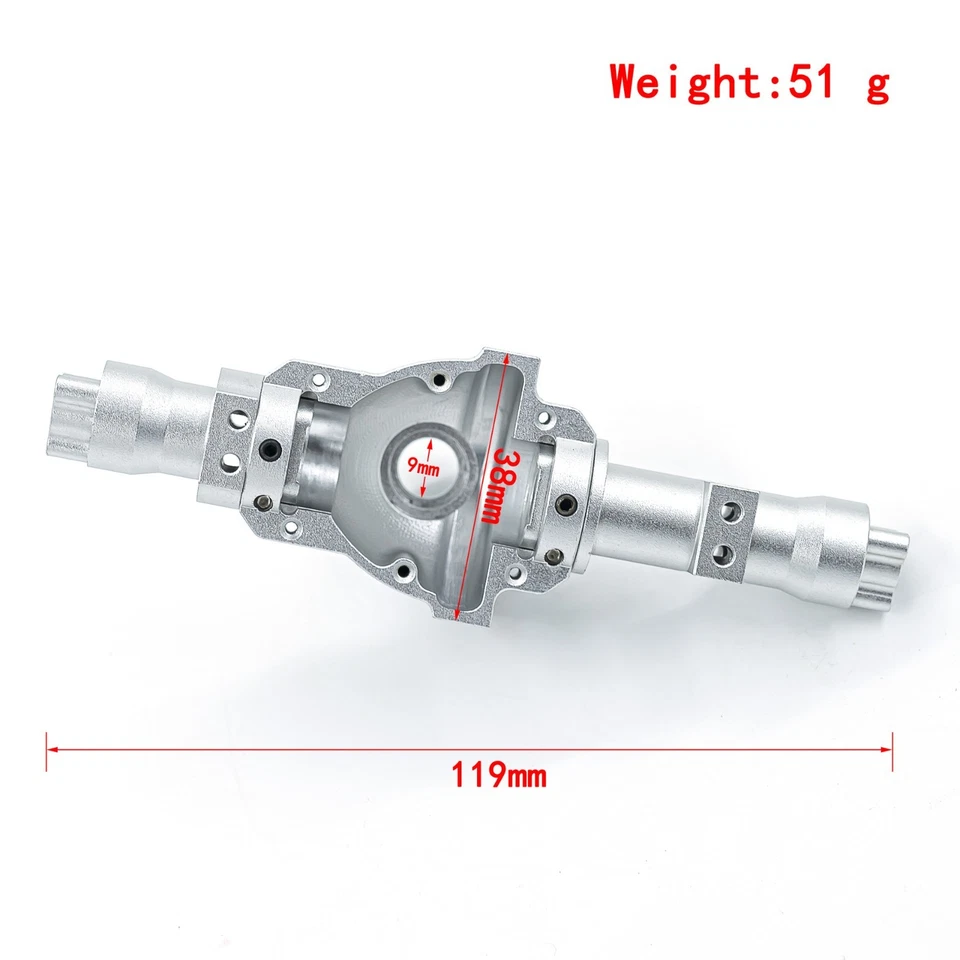 REDCAT Gen8 Metal Axle Housing RER11405 - Heavy Duty Front/Rear Axle - Image 2 of 4