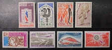 6071 - FRANCE - SCOTT# 1386, 1387, 1388, 1389, 1390, 1391-1393 - MNH