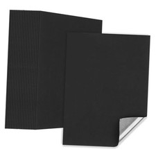 Pcs Self-Adhesive Disposable Car Floor Mats, 15.7"x19.6" Black Felt with 20
