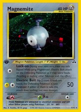 Magnemite - 7/75 - Pokemon Neo Discovery 1st Edition Holo Rare Card WOTC NM on eBay