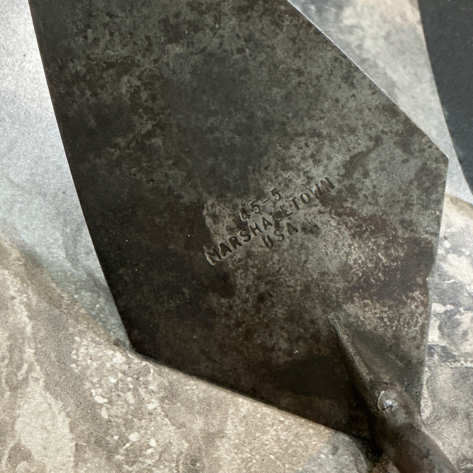 Vintage Lot Of 2 Belknap Bluegrass Marshalltown 45-5 Brick Trowel Tools