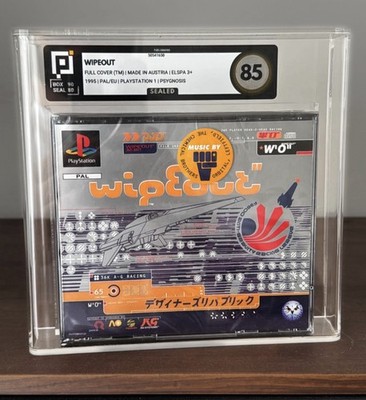 Wipeout für PlayStation, PS1, NEU, NEW, Versigelt, SEALED, Big Box, Pixel, VGA