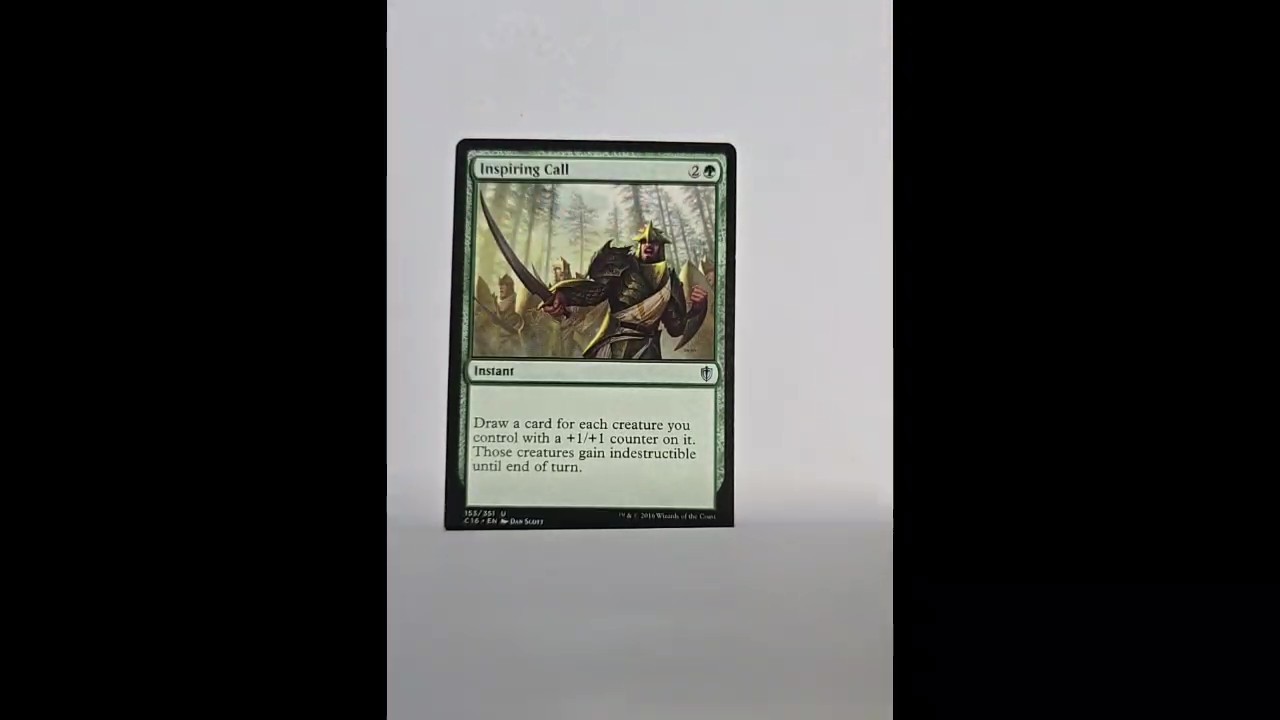 Inspiring Call 153 Uncommon Commander 2016 Magic: The Gathering Lightly Played