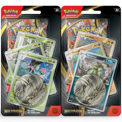 Pokemon TCG   Mega Evolution ME01 Premium Blister (1-Pack): Meowscarada oder Ty