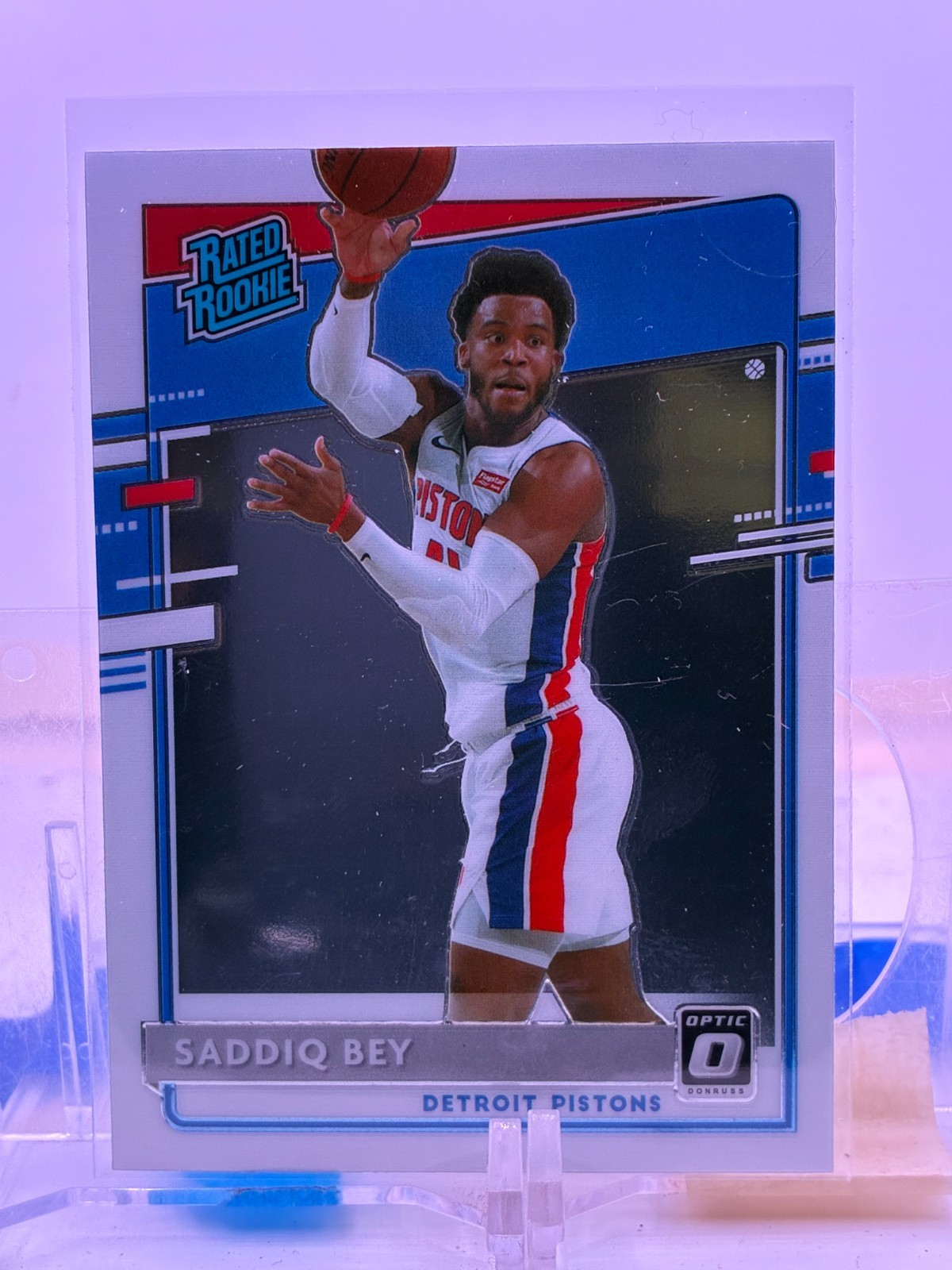 2020-21 Panini Donruss Optic Rated Rookie #169 Saddiq Bey Pistons