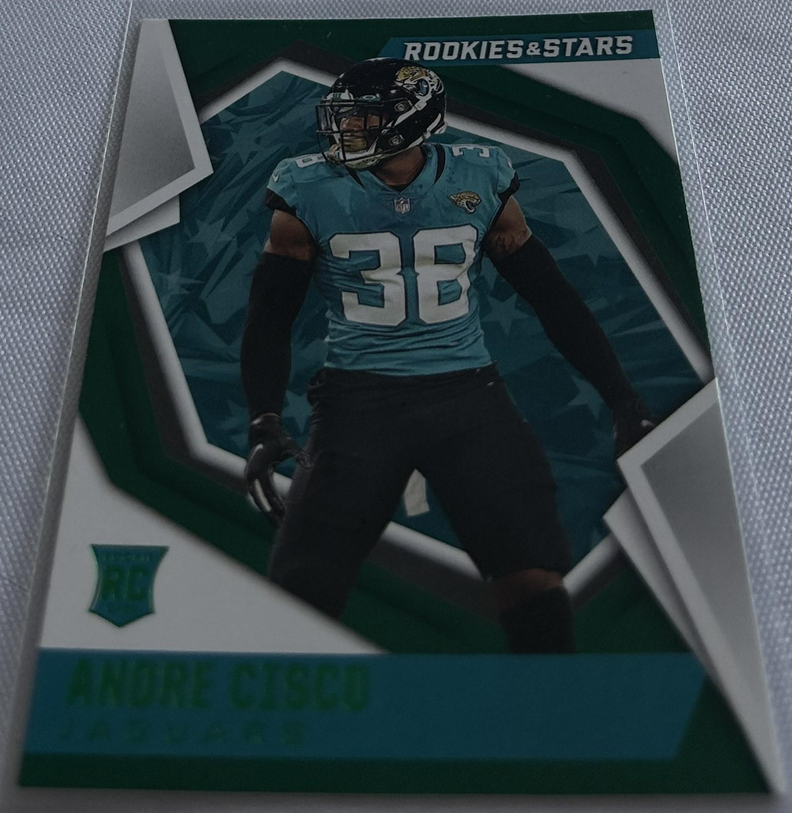 2021 Panini Rookies & Stars Football Andre Cisco Jacksonville Jaguars Green RC