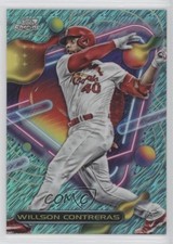 2023 Topps Cosmic Chrome Aqua Equinox Refractor /199 Willson Contreras #189 17hf