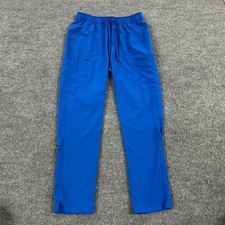 Carhartt Scrub Pants Mens Size S Royal Blue Straight Leg Elastic Waist C53210