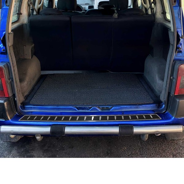 Ladekantenschutz FüR Citroen Berlingo / Peugeot Partner 1996-2008 Carbon Foliert-image