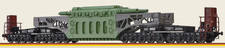Brawa 50507 AC - Schwerlastwagen DRG, RWE mit Siemens Trafo Ep II H0 AC,neu+OVP