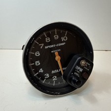 Autometer 3906 Sport-comp Monster Tachometer Gauge 5 In. Electrical Autometer 3906 Sport-comp Monster Tachometer Gauge 5 In. Electrical