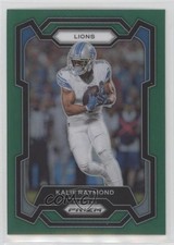 2023 Panini Prizm Green Prizm Kalif Raymond #100 0b3