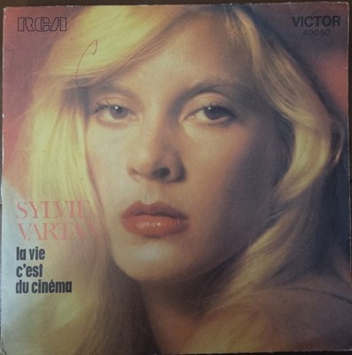 Sylvie Vartan lu c'est du cinéma RCA Victor 7'' Vinyl Recording 1973