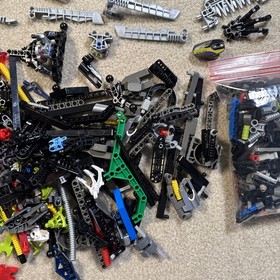 Lego 3.5 LBS Random Bionicle Technic +/or Hero Factory Pieces Parts Bulk & #8942