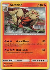 Arcanine Holo SM - Unbroken Bonds LP Pokemon 22/214 on eBay