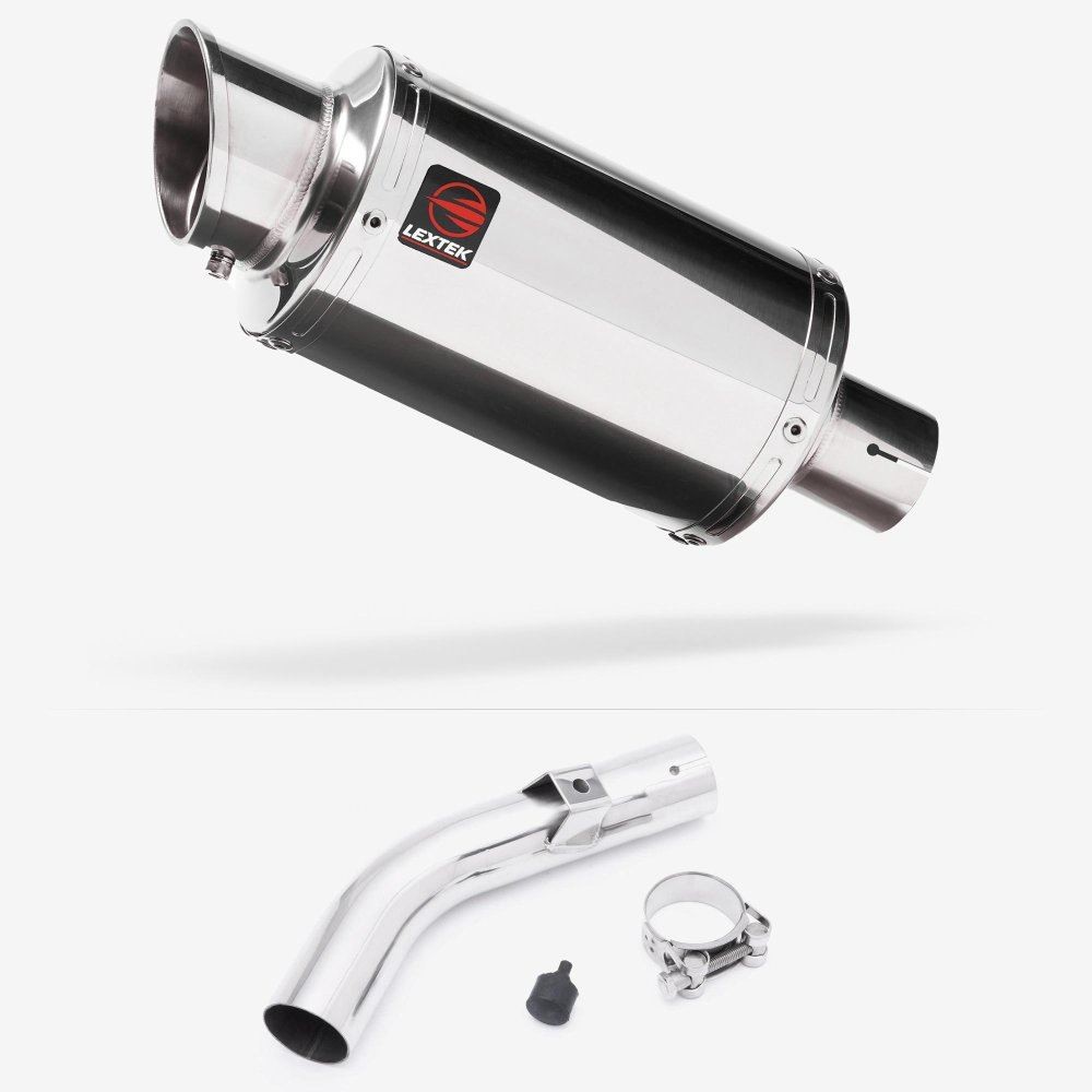 Lextek YP4 Stubby Exhaust with Link Pipe for Honda VFR800X Crossrunner 11-14