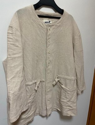 HAI Sporting Gear Baumwoll-Leinen Jacke 5 Issey Miyake Free Size GEBRAUCHT...