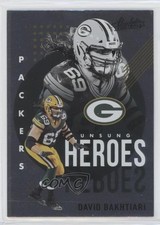 2021 Panini Absolute Unsung Heroes David Bakhtiari #UH1 0ne6