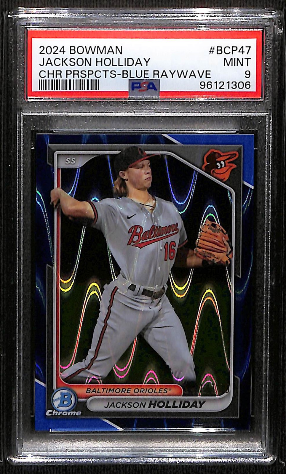 2024 Bowman Sapphire Edition #BCP-47 Jackson Holliday PSA 9