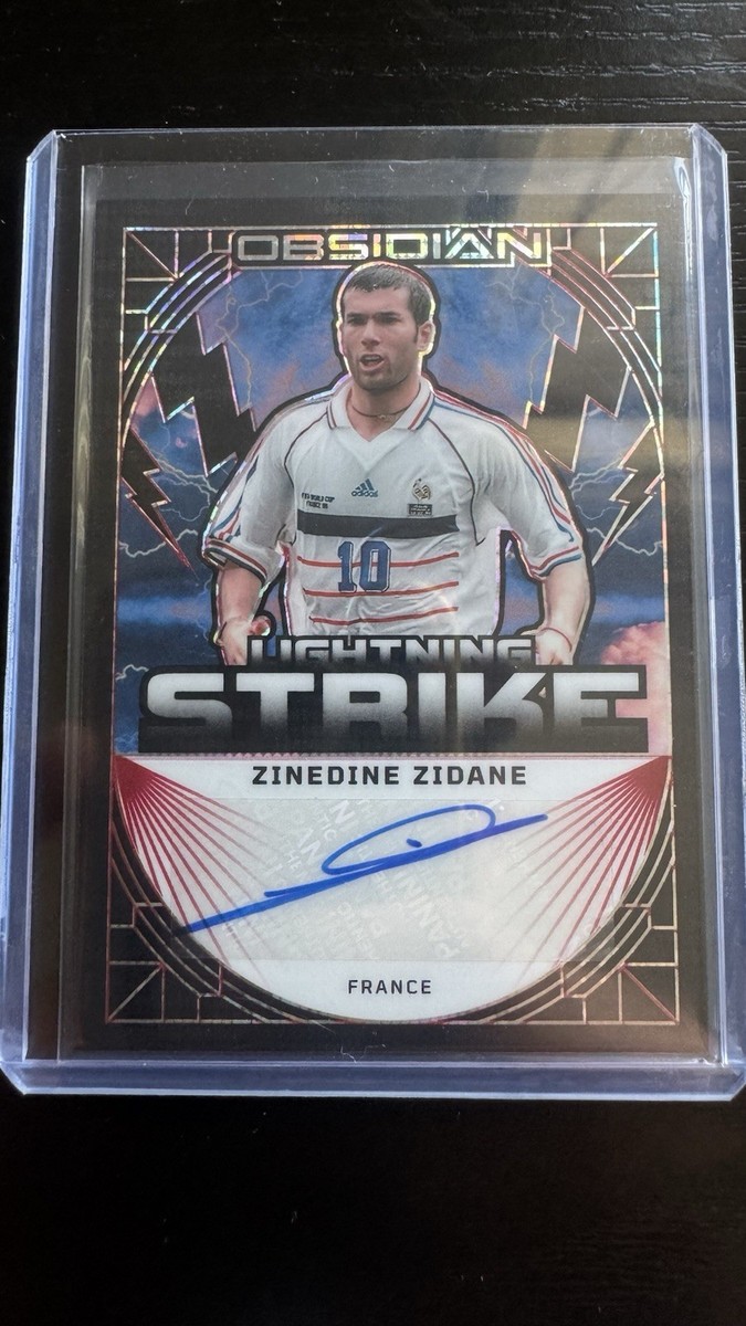 2024-2025 Panini - Obsidian Soccer Zinedine Zidane Lightning