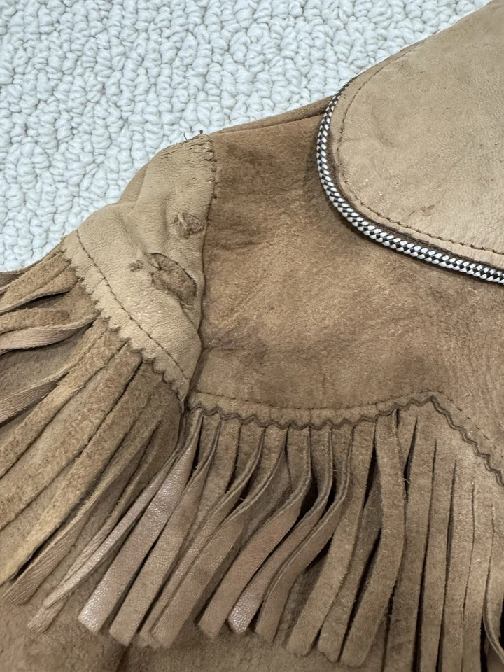 Chaqueta de gamuza vintage para niños Foto 4 de 4