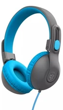 JLAB JBUDDIES STUDIO² Wired Kids Headphones - Gray/Blue Volume Safe 85 dB NIB