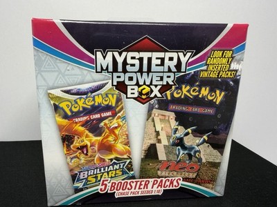 Pokemon Mystery Power Box 5 Booster Packs (Chase Packs Seeded 1:10) EVOLVING NEO