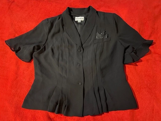 Conjunto de chaqueta y falda Danny & Nicole para mujer de 2 piezas talla 16 Foto 4 de 4