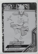 2016 Upper Deck Compendium Rookies Printing Plate Black 1/1 Drake Caggiula 6eg