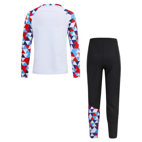 Boys Top And Pants Basketball Tracksuits Swimming Outfits Gym T-Shirt UPF 50+ - Picture 10 of 15