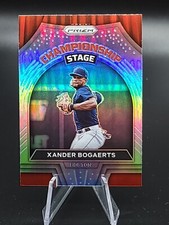 2022 Prizm Championship Stage Silver Prizm #CS8 Xander Bogaerts - Boston Red Sox