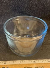 Anchor Hocking Sapphire Blue Fire King Oven Glass Plain Short 6 OZ Custard Cup