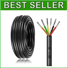 Versatile 20AWG Low Voltage Cable - 65.6FT Insulated PVC Wire for DIY Projects