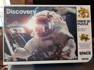 ''SALE'' 2D Puzzle mit 3D Effekt Astronaut 500 Teile Mond Weltraum