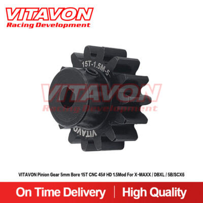 Vitavon HD #45 Pinion Gear 1.5Mod 8mm D Bore For X-MAXX - Foto 9