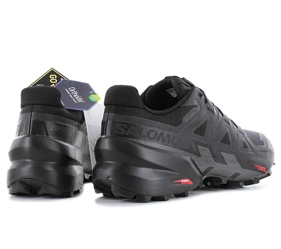 Salomon Speedcross 6 GTX - GORE-TEX - 417386 Herren Trail-Running Schuhe Schwarz - Bild 3 von 4