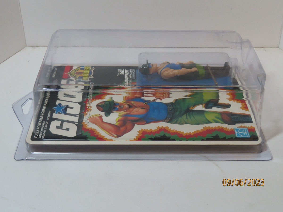 1989 Hasbro GI Joe Sgt Slaughter Marauders Figure MOC Carded