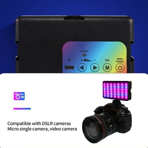 LED Selfie Light Clip on Video Lighting for Phone Camera Laptop with 1800mAh - Zdjęcie 4 z 8