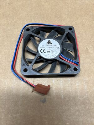 Delta DC Brushless Fan EFB0612HA -F00 DC12V tested and working PC computer 0.18a