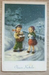 Cartoline Antiche Di Buon Natale.Cartolina Antica Di Buon Natale Viaggiata Anno 1962 Ebay