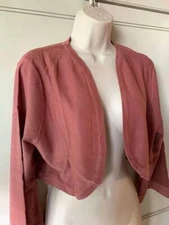 SOFT SURROUNDINGS  Celeste Bolero Sweater- Soft Henna-NEW- Size M,L