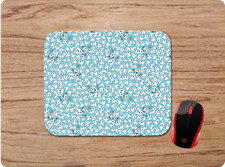 OLAF TEAL COLLAGE FROZEN SNOWMAN CUSTOM MOUSE PAD DESK MAT VIRTUAL SCHOOL GIFT