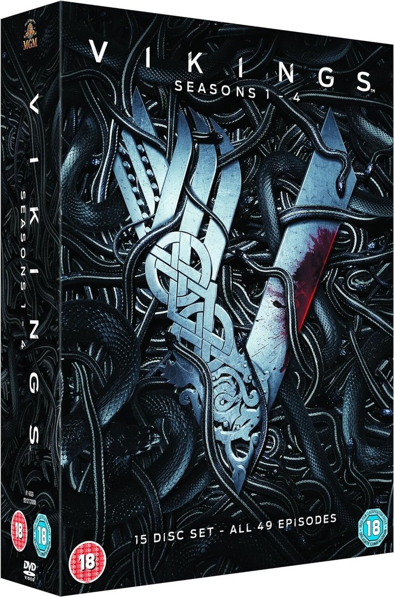 VIKINGS COMPLETE SERIES 1-4 DVD Box Set Collection Season 1 2 3 4