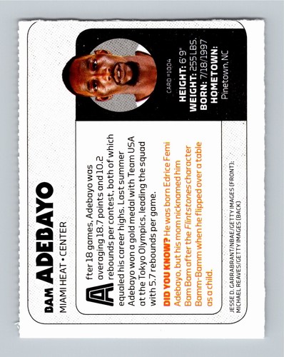 Bam Adebayo Sports Illustrated for Kids #1004 Heat - Picture 2 of 2