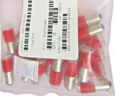 🔥20) NEW LEDTRONICS BSD-1118-002 RED LED BULB 110V BAYONET LED LAMP LOT 20