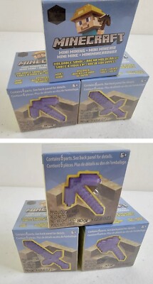 Minecraft Mini Mining Surprise Obsidian Bundle of 3 Discover rare Blind Box Lot