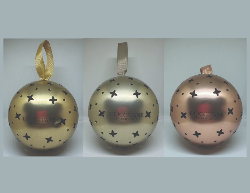 L'Occitane Holiday 2017 Ornament Set of 3