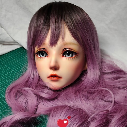BJD Maske Kigurumi Animierte Maske Make-up Weibliche Maske Harz Kopf bedeckung - Picture 5 of 11