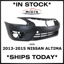 NEW PRIMED FRONT BUMPER COVER FOR 2013-2015 NISSAN ALTIMA SEDAN SHIPS TODAY
